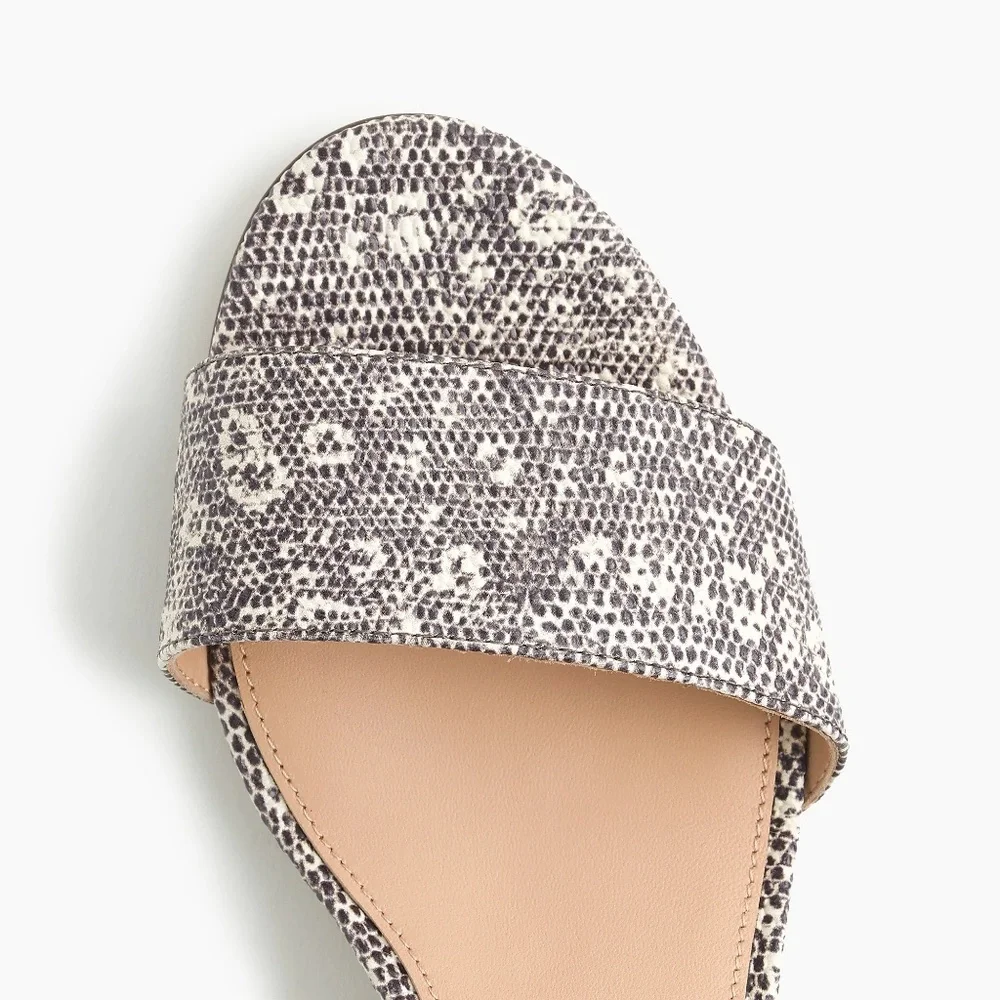 NWT‎ J.Crew Women's Strappy Leather Block-Heel Sandals